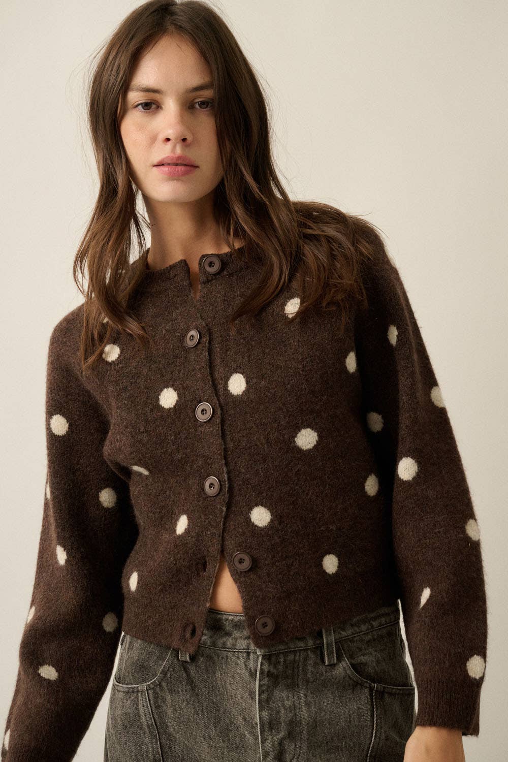 Carmen Polka Dot Cardigan