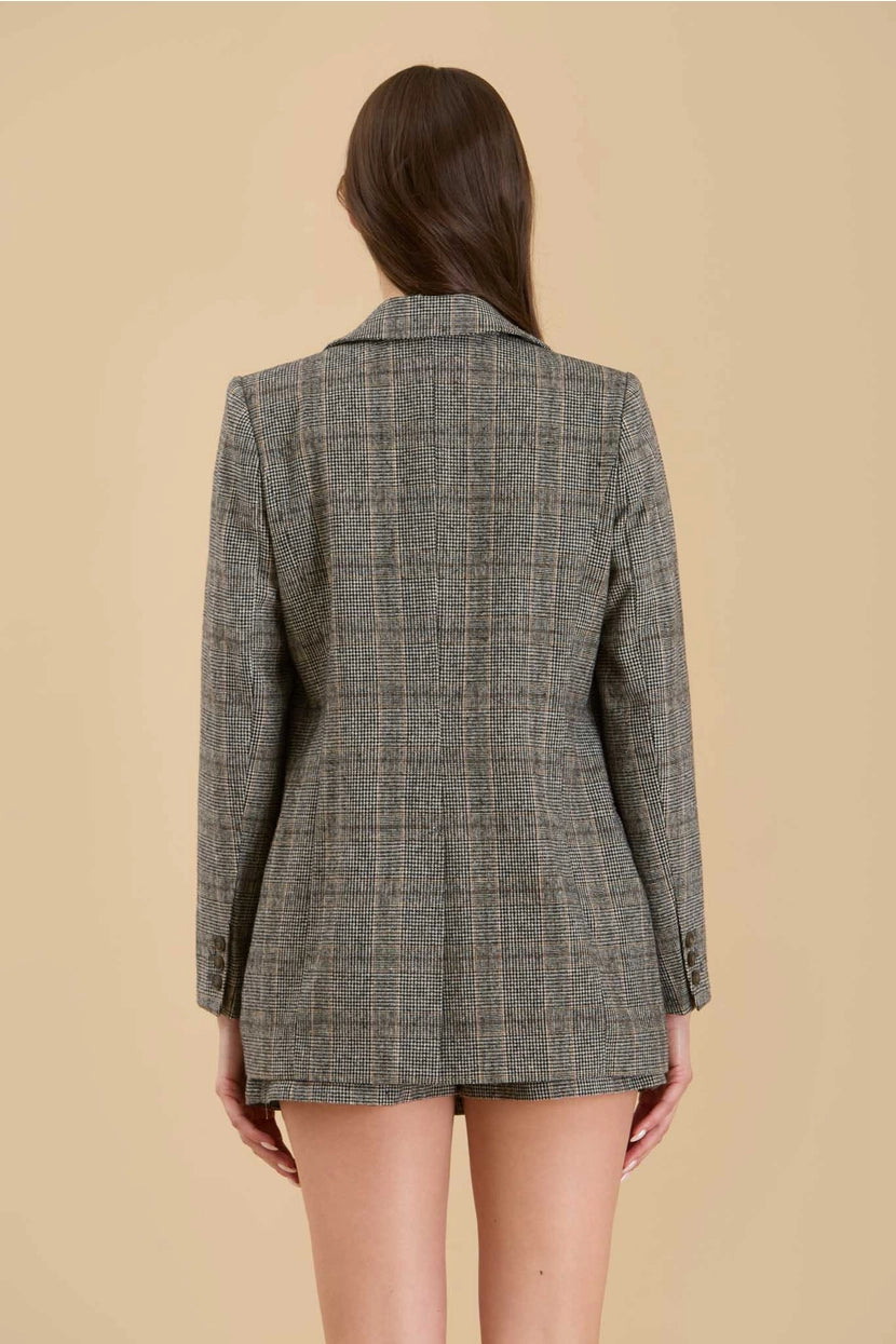 Kennedy Plaid Blazer