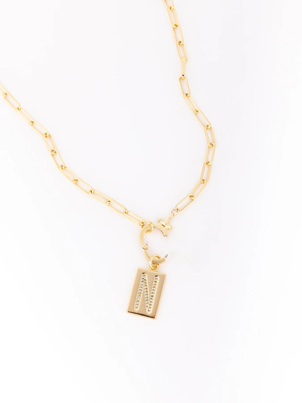 Thea Charm Bar Necklace