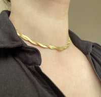 Twisted Herringbone Necklace