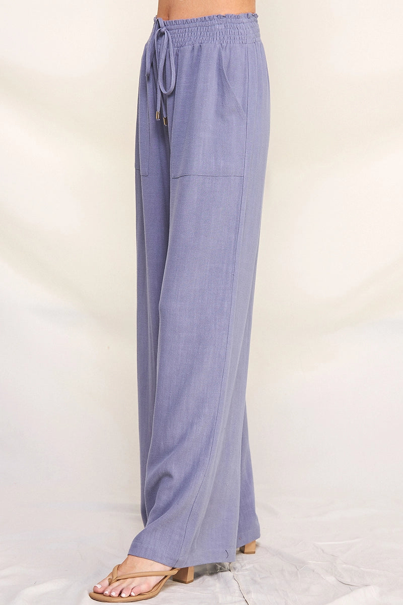 Collin Linen Wide Leg Pant