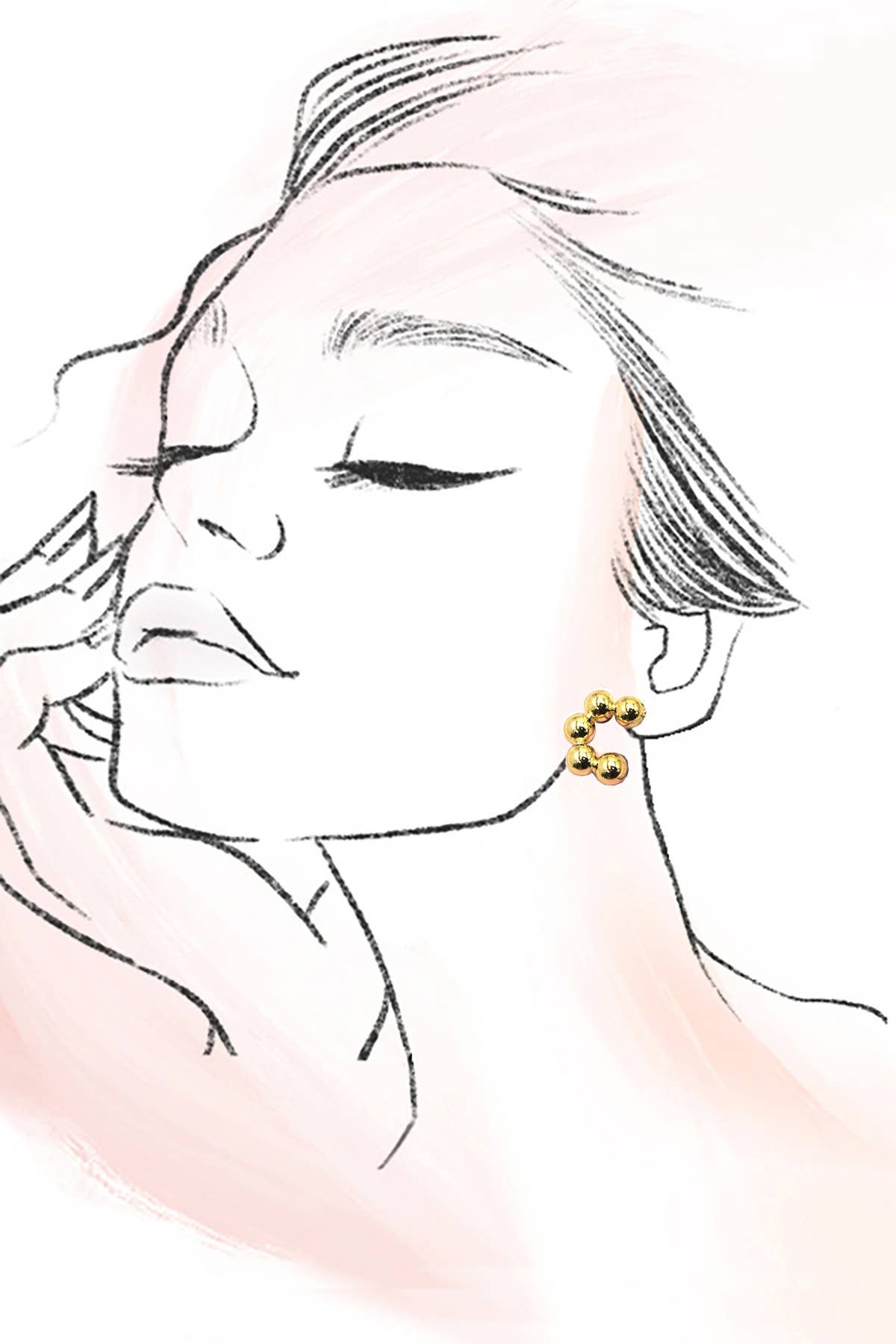 Classic Chunky Hoop Earring Trio