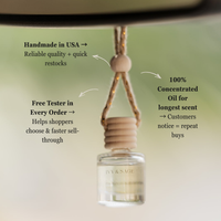Warm Cashmere Car Diffuser – Vanilla & Jasmin