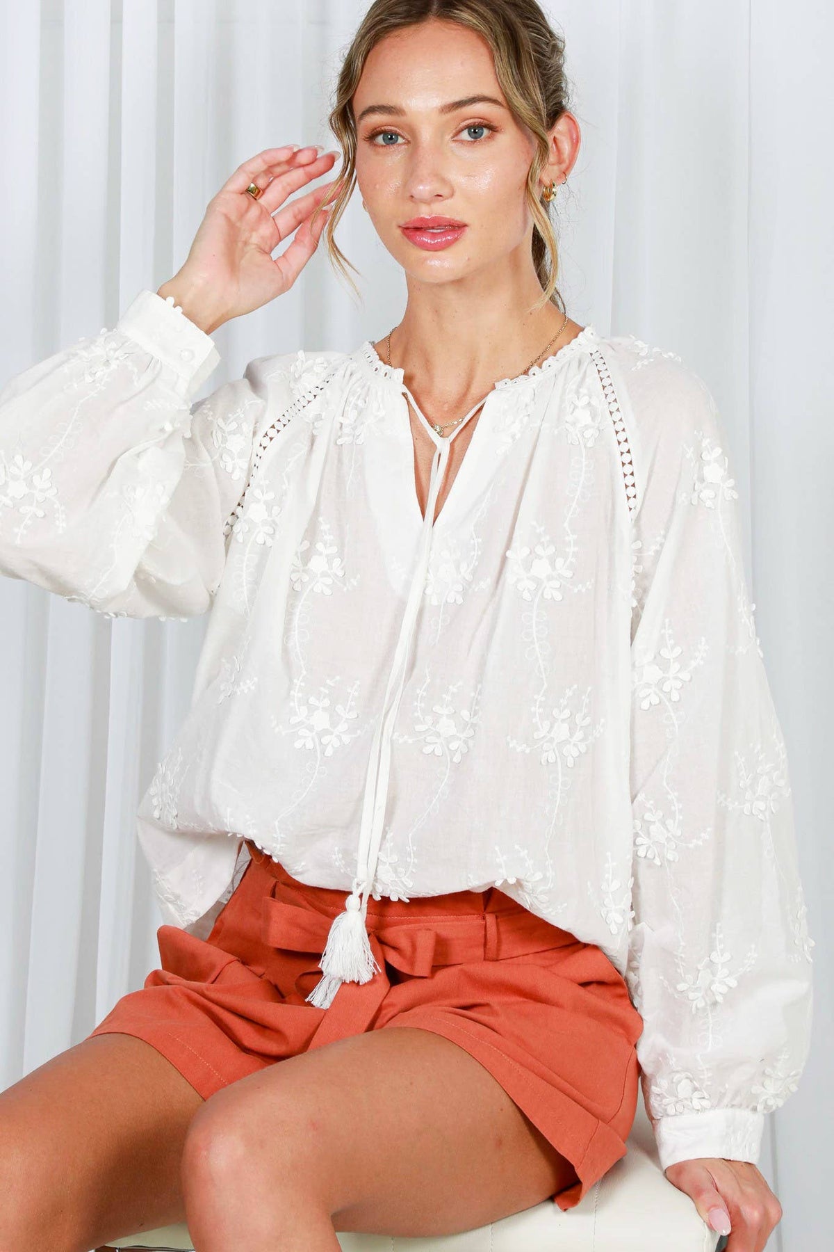 Florence Embroidered Blouse
