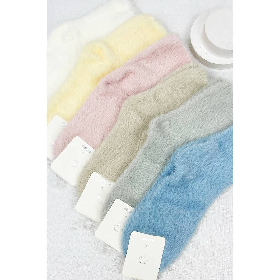 Cozy Pastel Color Socks