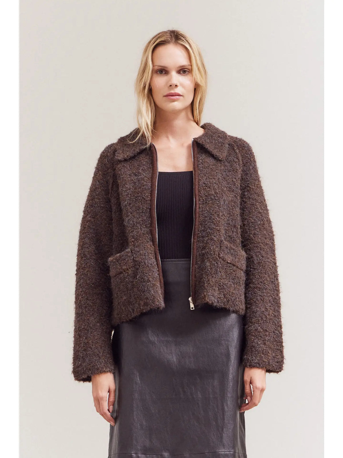 Izzy Zip Up Sweater