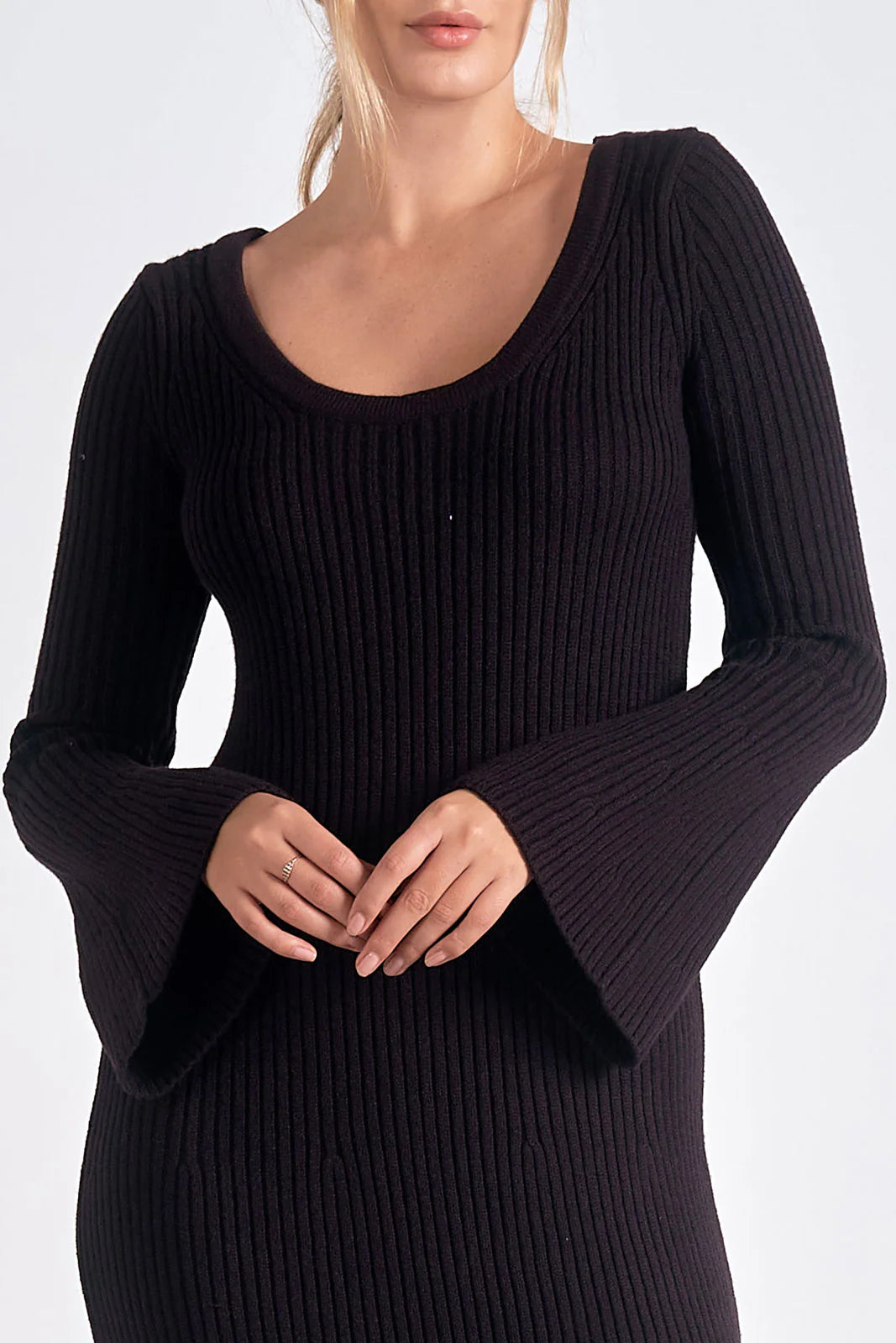 womens sweater maxi dress Mauve Knit Sweater Satin Maxi Dress Set - Women's Sets