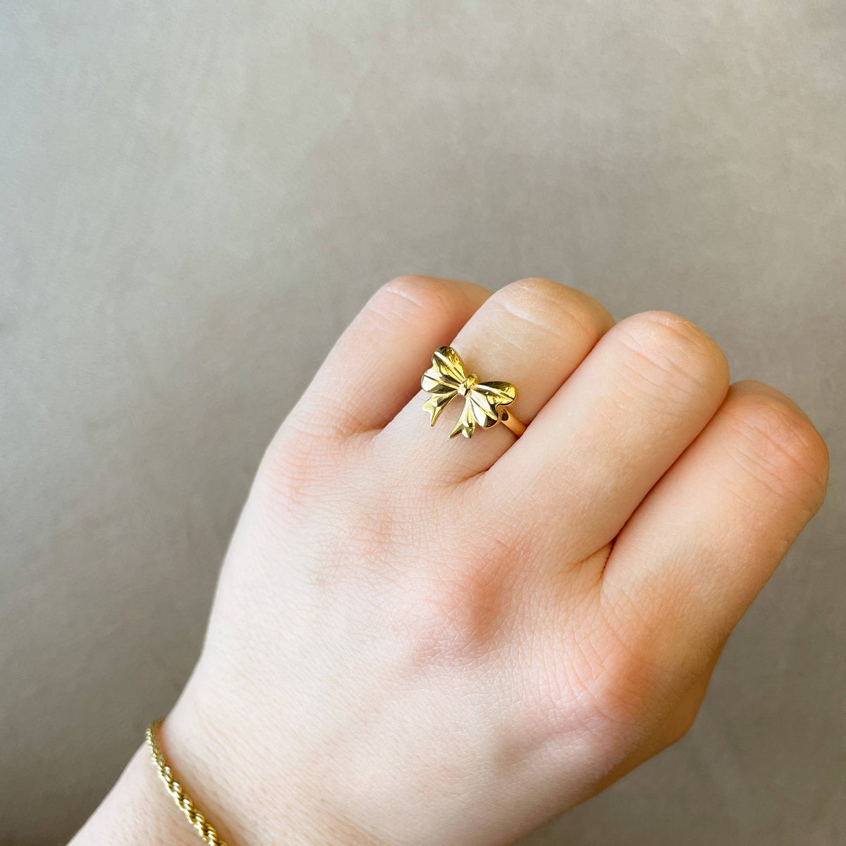 Dainty Bow Ring