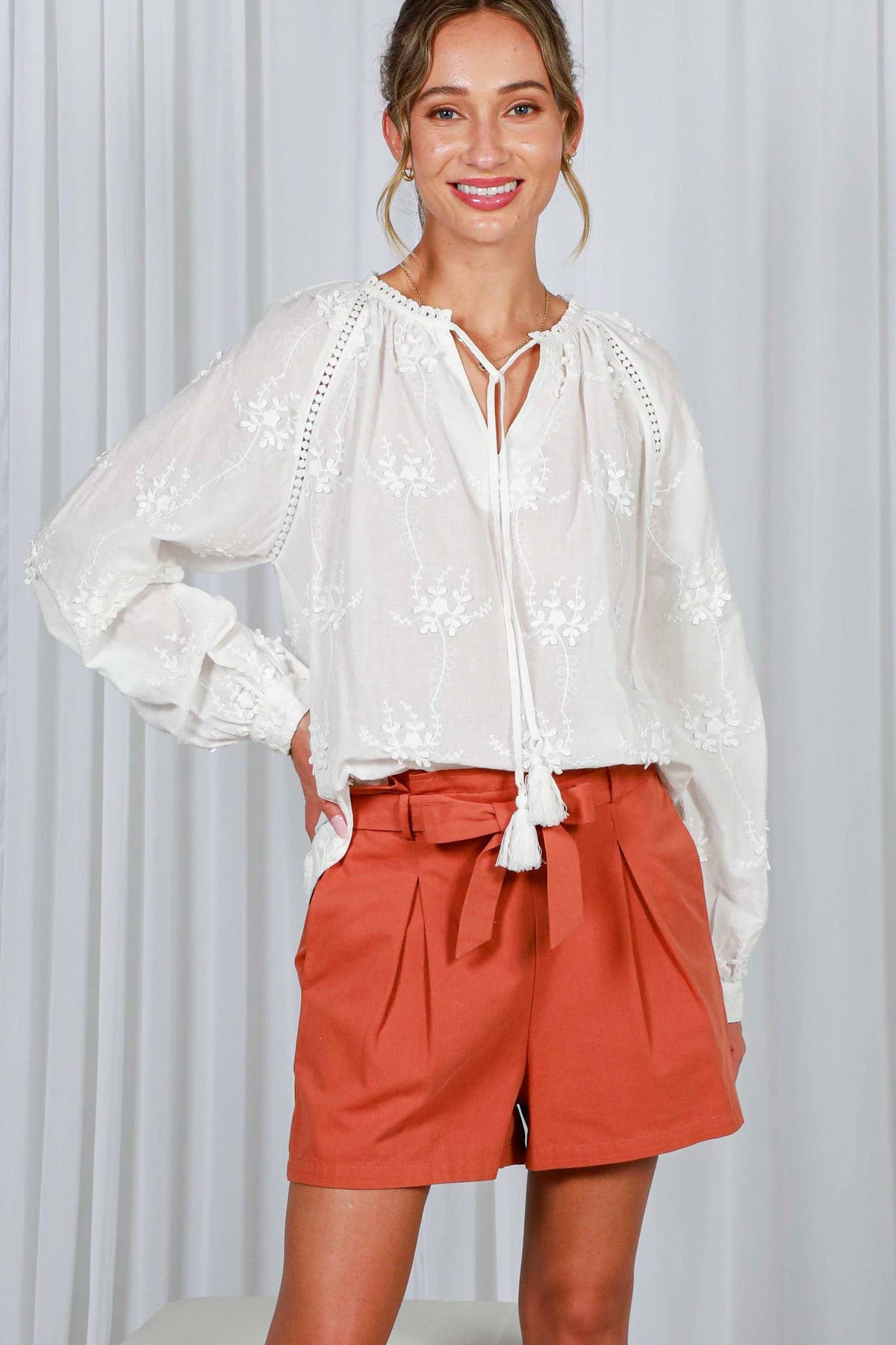 Florence Embroidered Blouse