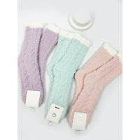 Cable Knit Cozy Socks