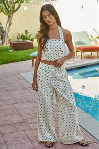 Paglia Polka Dot Halter Top