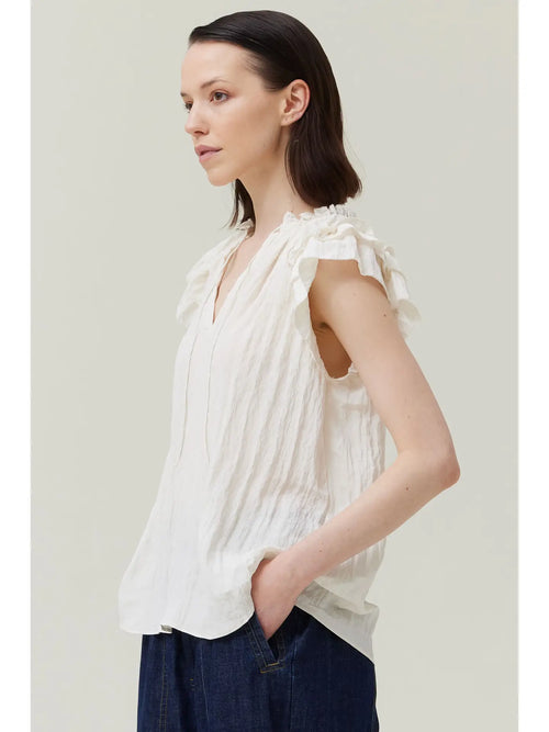 Calia Ruffle Sleeve Blouse