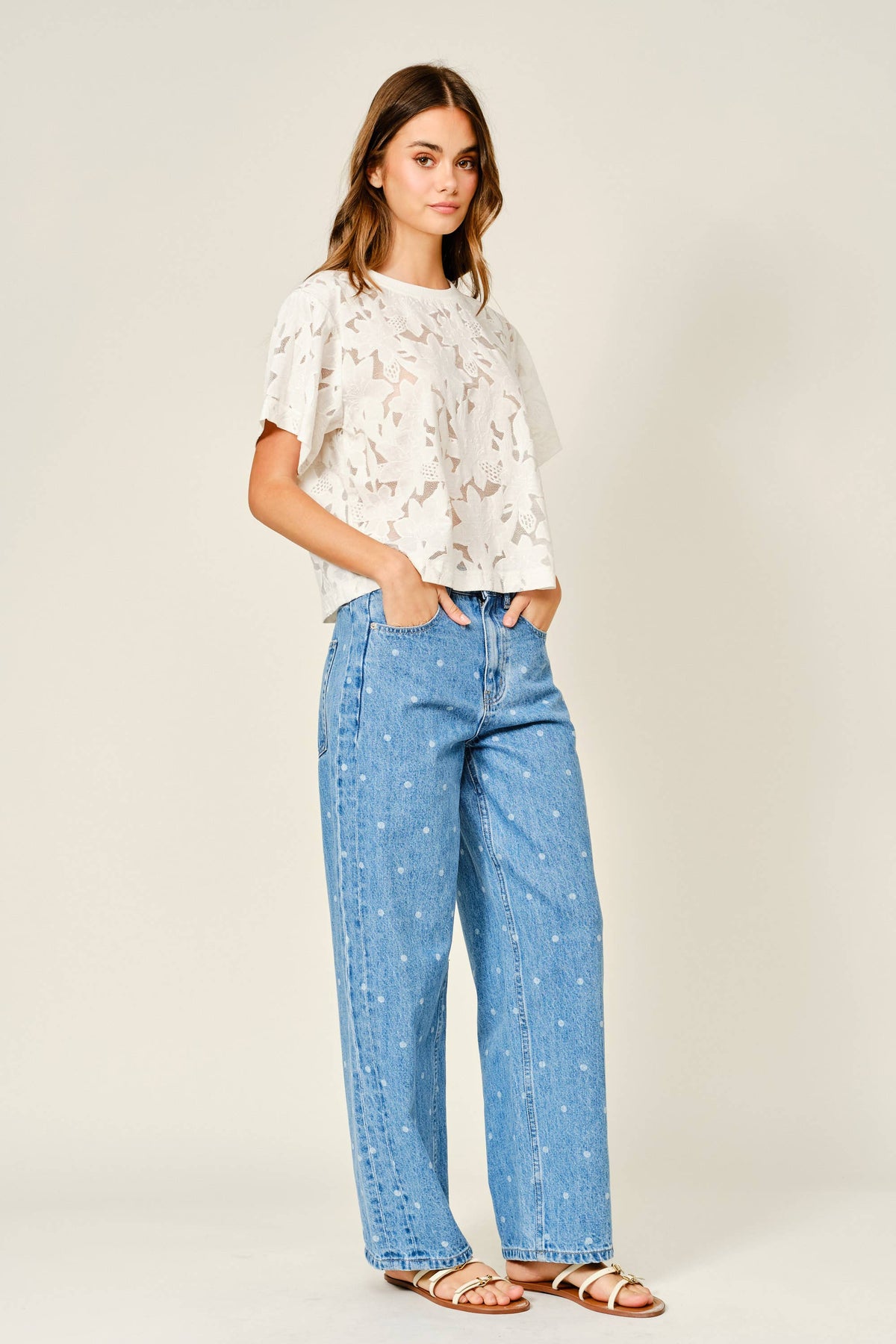 Amber Floral Lace Top