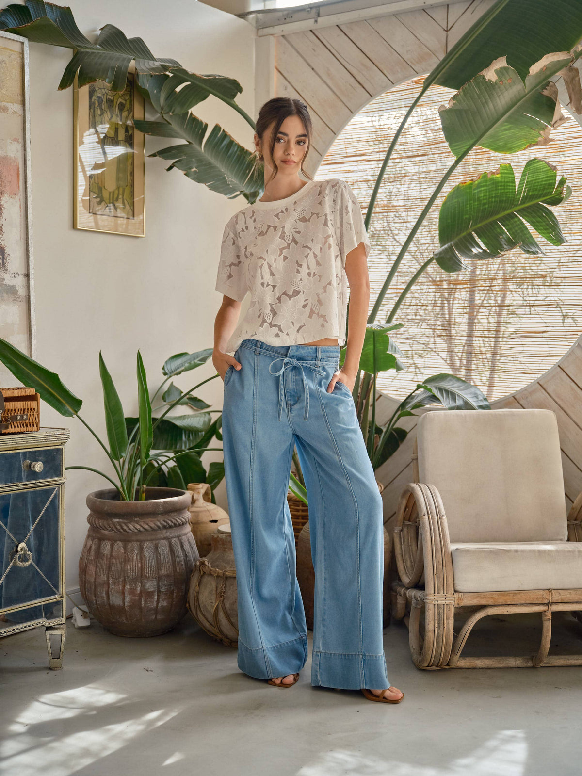 Amber Floral Lace Top