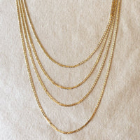 Flat Mariner Necklace Gold Filled