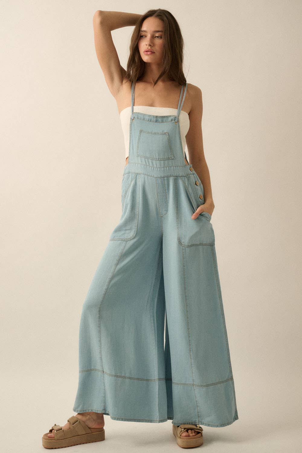 Danielle Denim Overall Jumpsuit