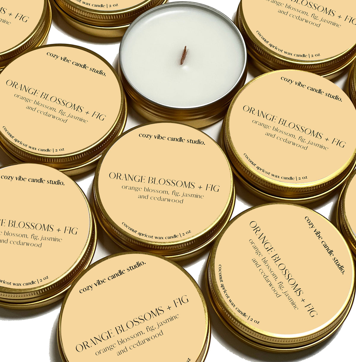 Orange Blossoms and Fig | 2oz Travel Candle