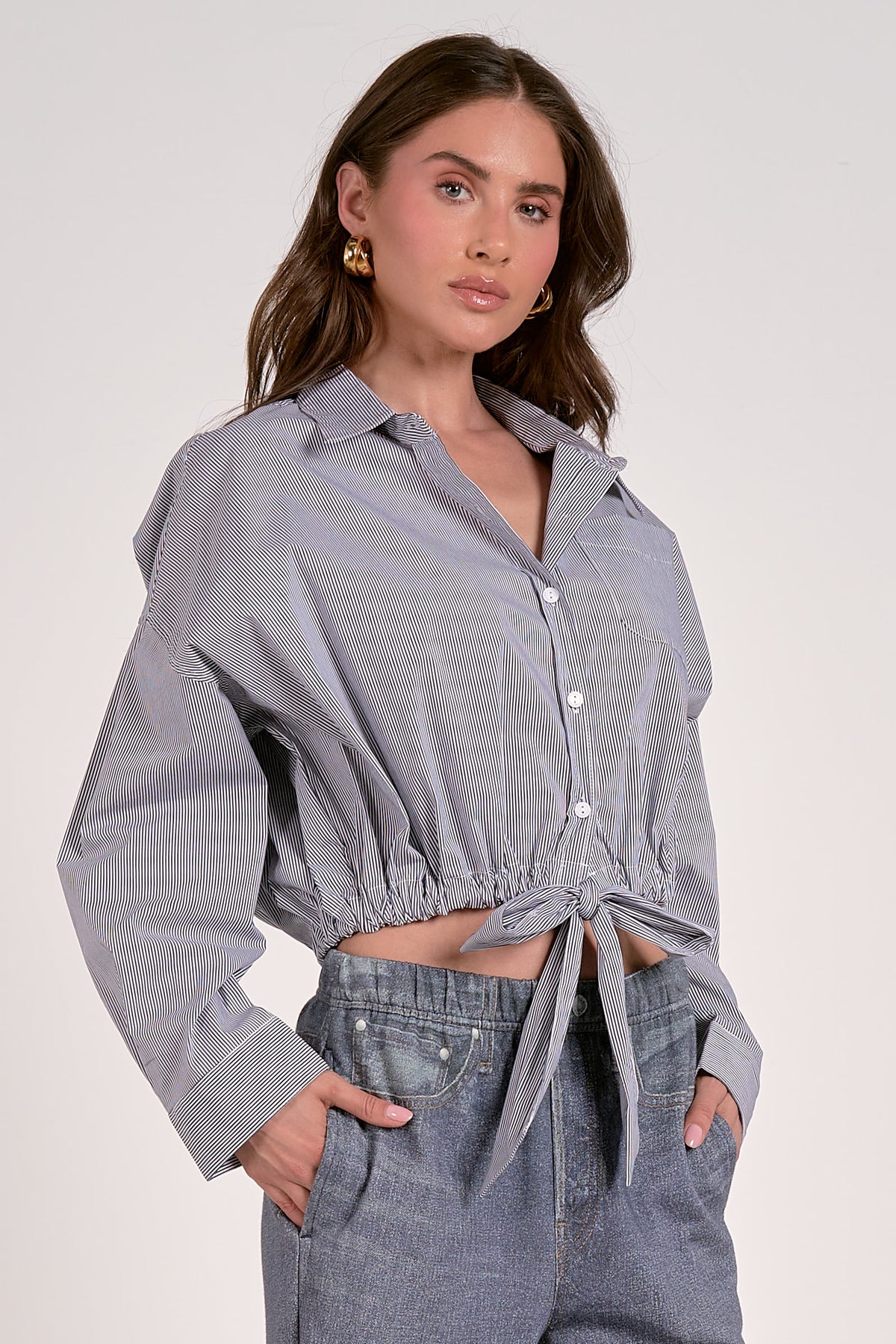 Lily Tie Front Shirt