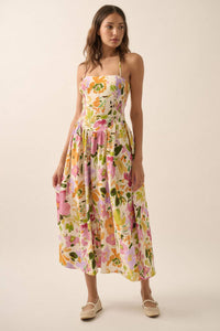 Garden Party Floral Midi Dress
