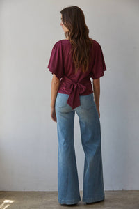Avery Tie Back Top