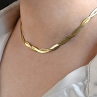 Twisted Herringbone Necklace