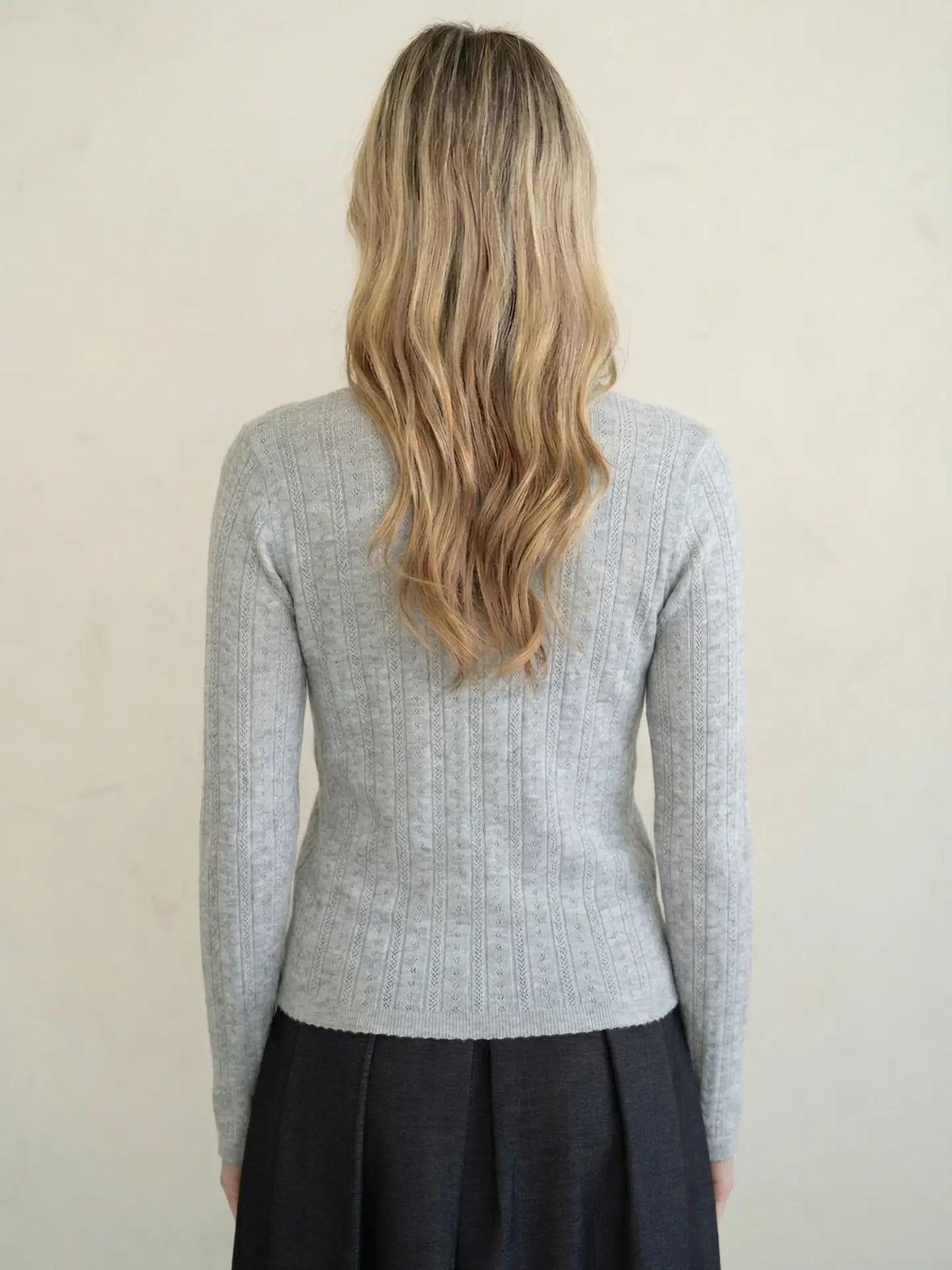 Nellie Pointelle Knit Top