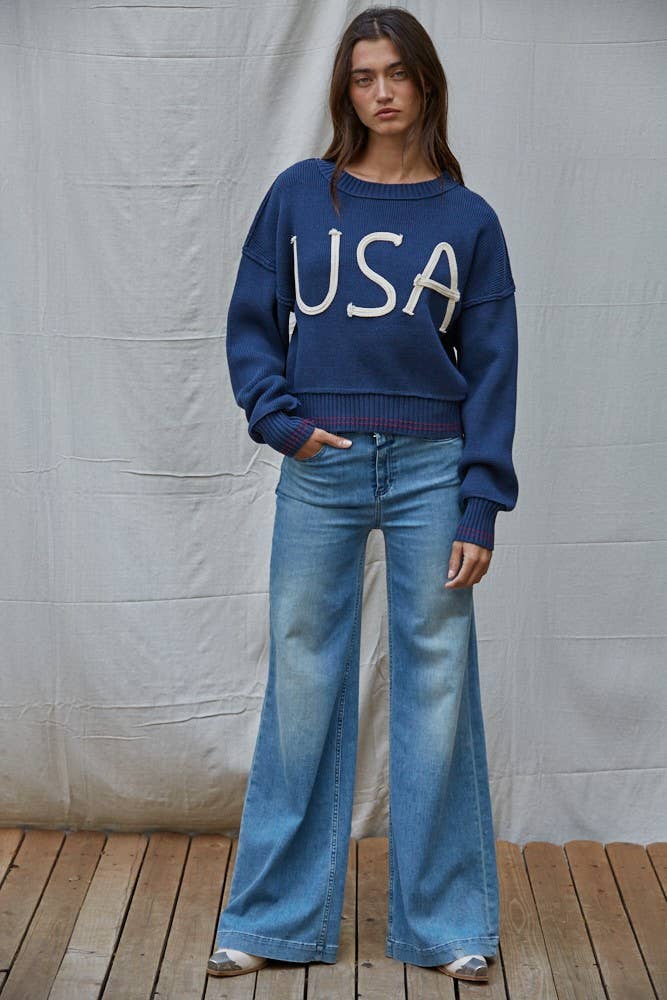 USA Knit Sweater