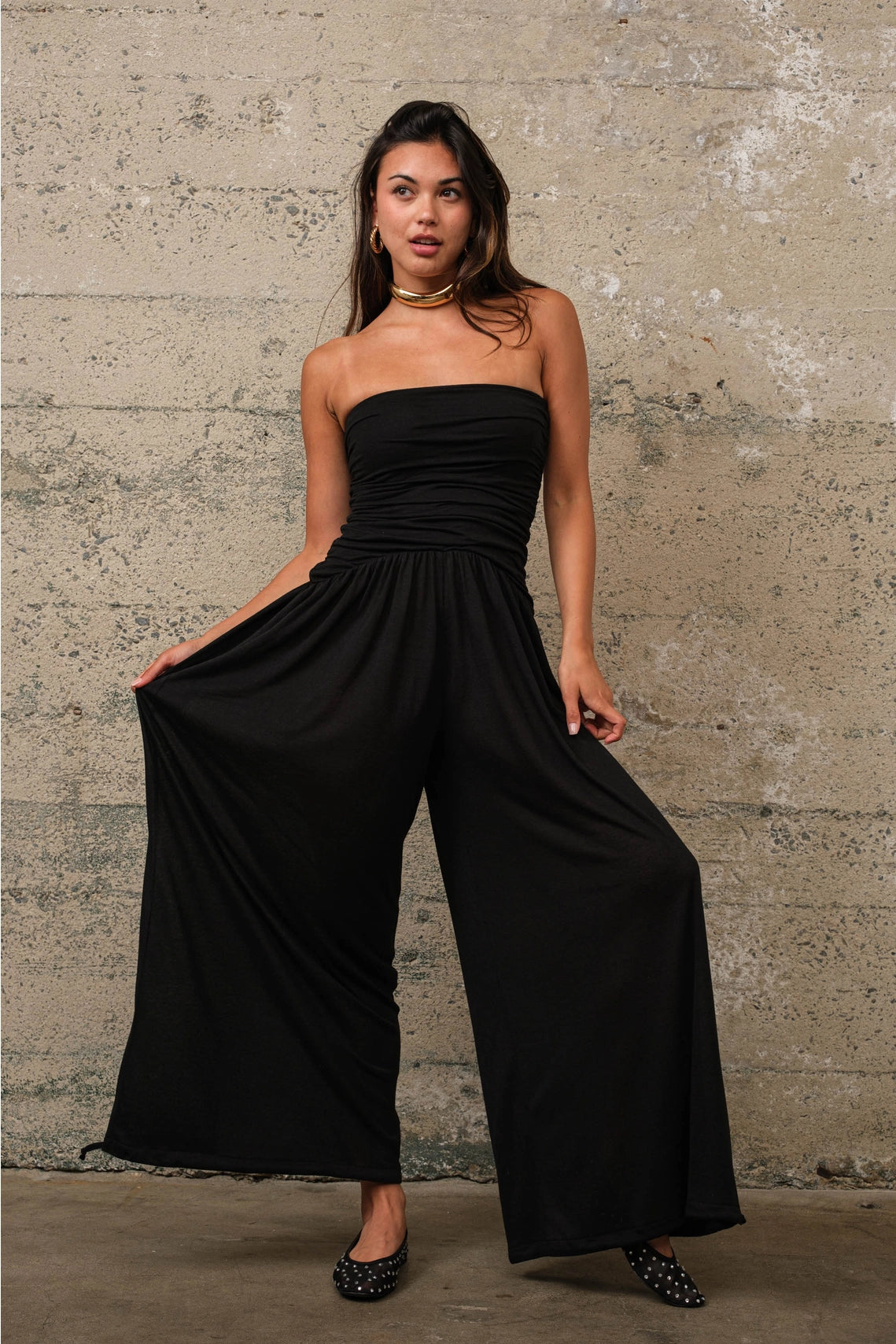 Abby Strapless Jumpsuit