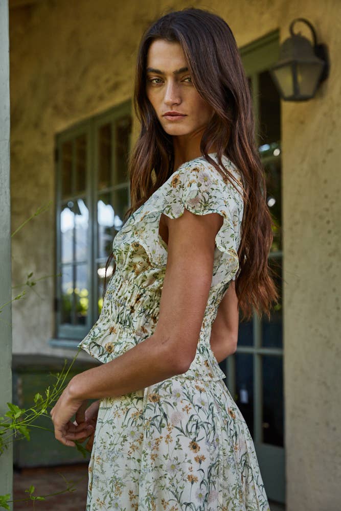 Bella Flutter Sleeve Top