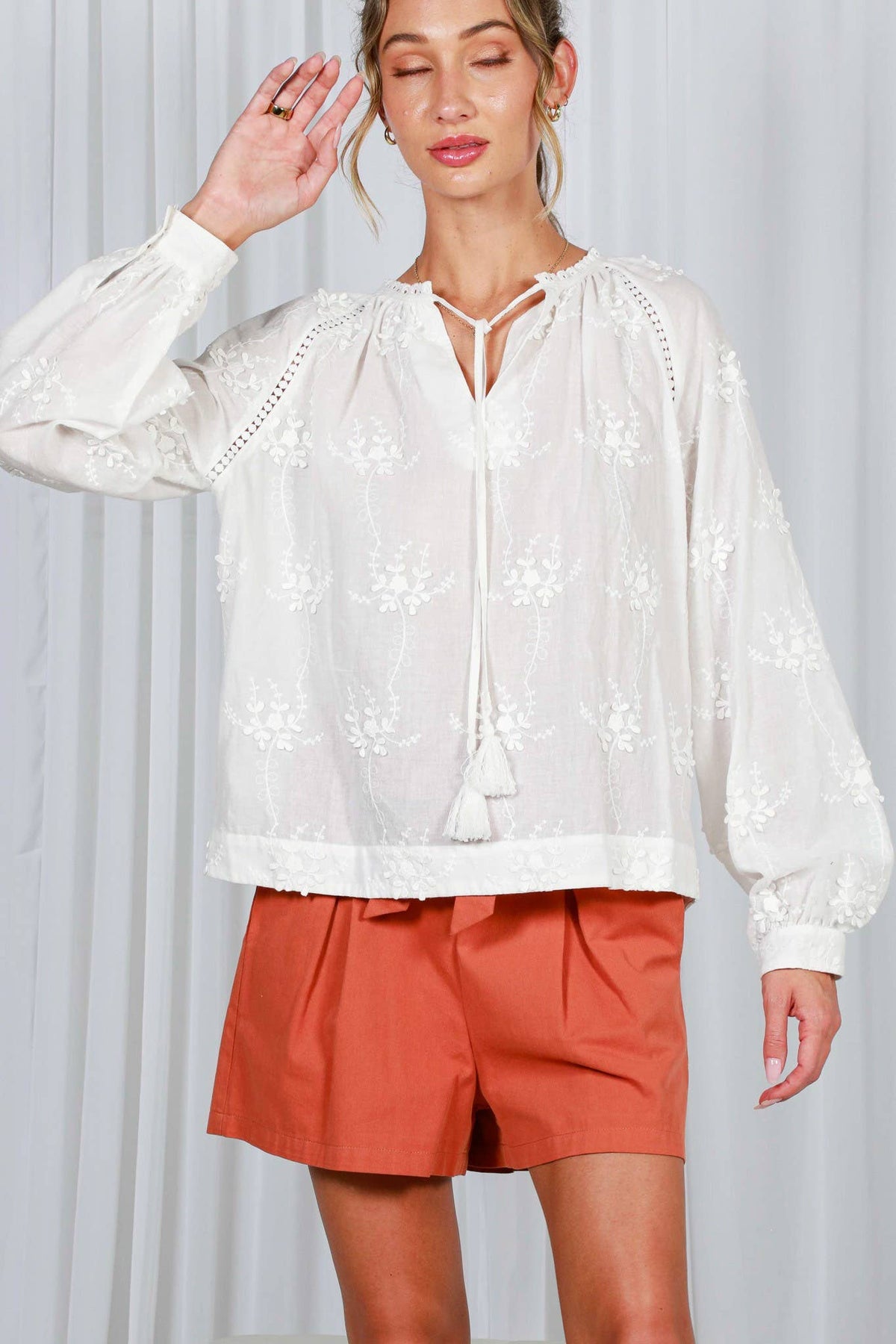 Florence Embroidered Blouse