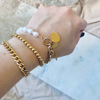 Beaded Bracelet 18k Gold Filled