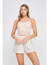 Scallop Lace Bralette Tank