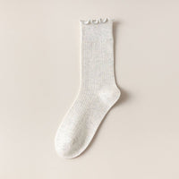 Mid Calf Frilly Sock