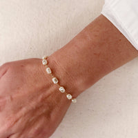 Baroque Pearl Bracelet Gold Filled