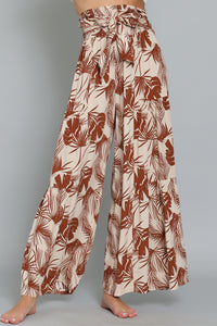 The Sienna | High-Waisted Smocked Wide Leg Palazzo Pants