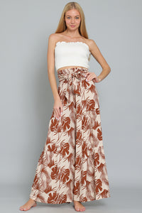 The Sienna | High-Waisted Smocked Wide Leg Palazzo Pants