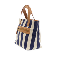 Awning Stripe Canvas Mini Tote