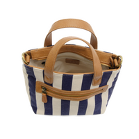 Awning Stripe Canvas Mini Tote