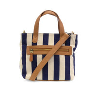 Awning Stripe Canvas Mini Tote