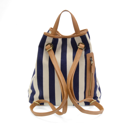 Awning Stripe Canvas Backpack