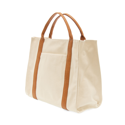 Toni Canvas Tote-Cream