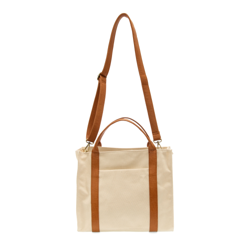 Toni Canvas Tote-Cream