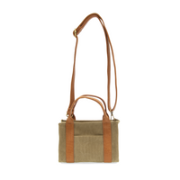 Sadie Mini Canvas Tote-Khaki