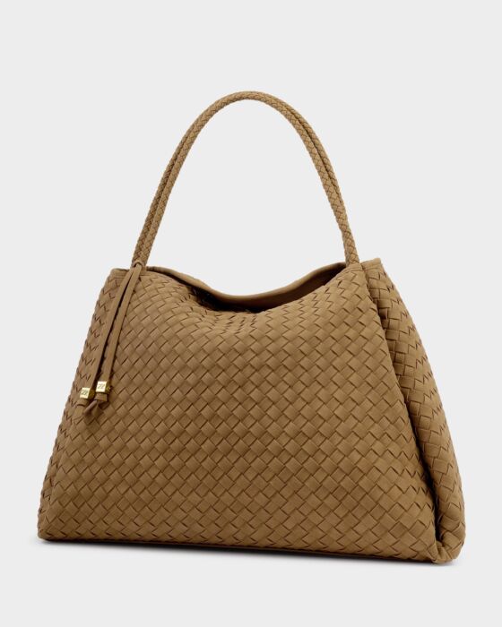 Nova Suedette Woven Shoulder Tote
