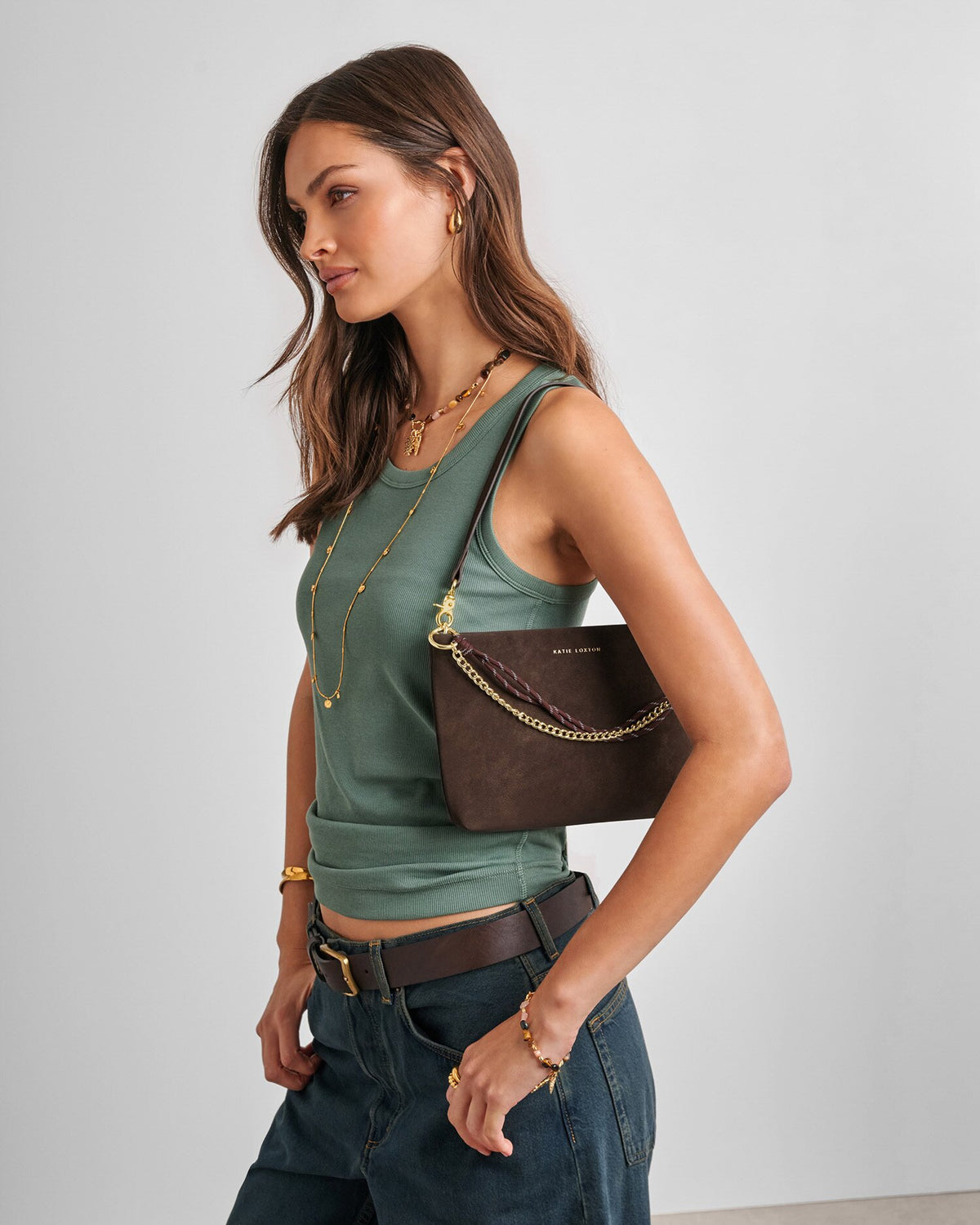 Cord Small Shoulder Bag