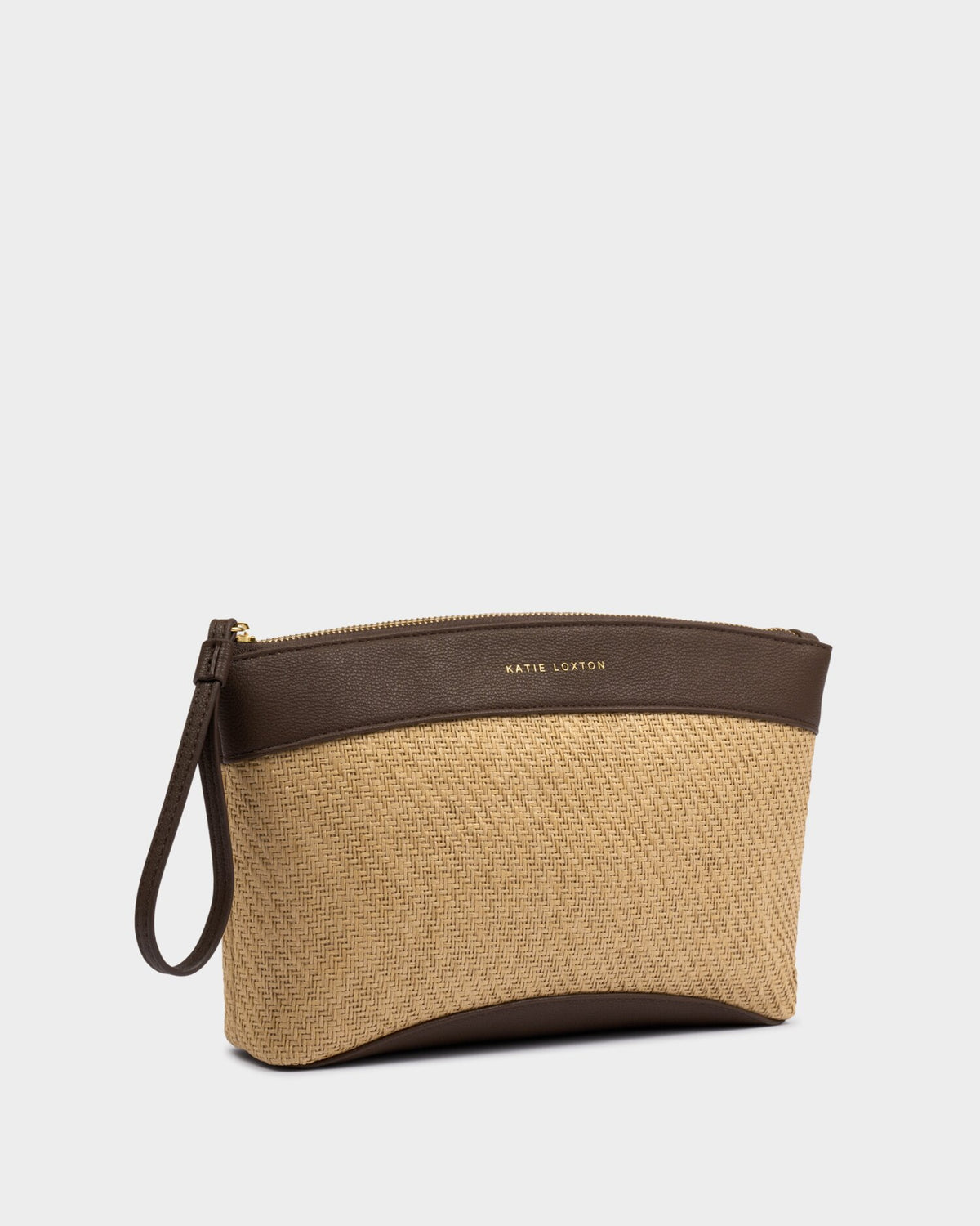 Wristlet Raffia Clutch