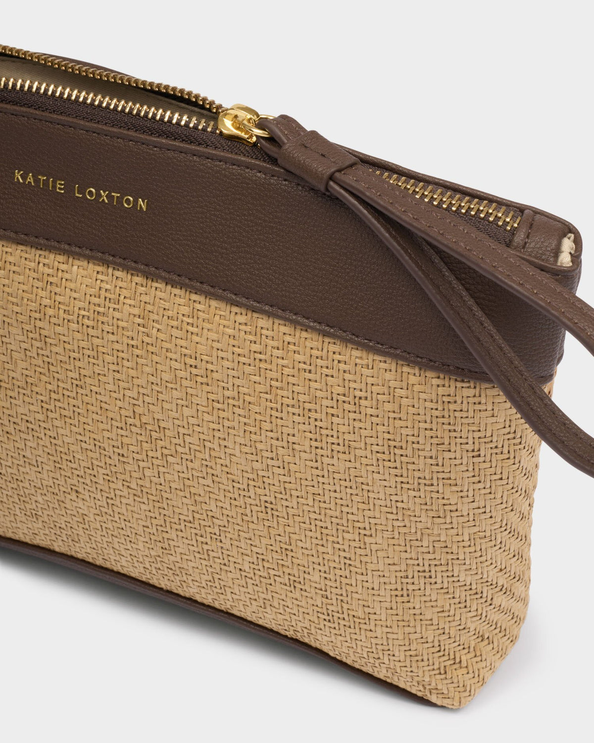 Wristlet Raffia Clutch