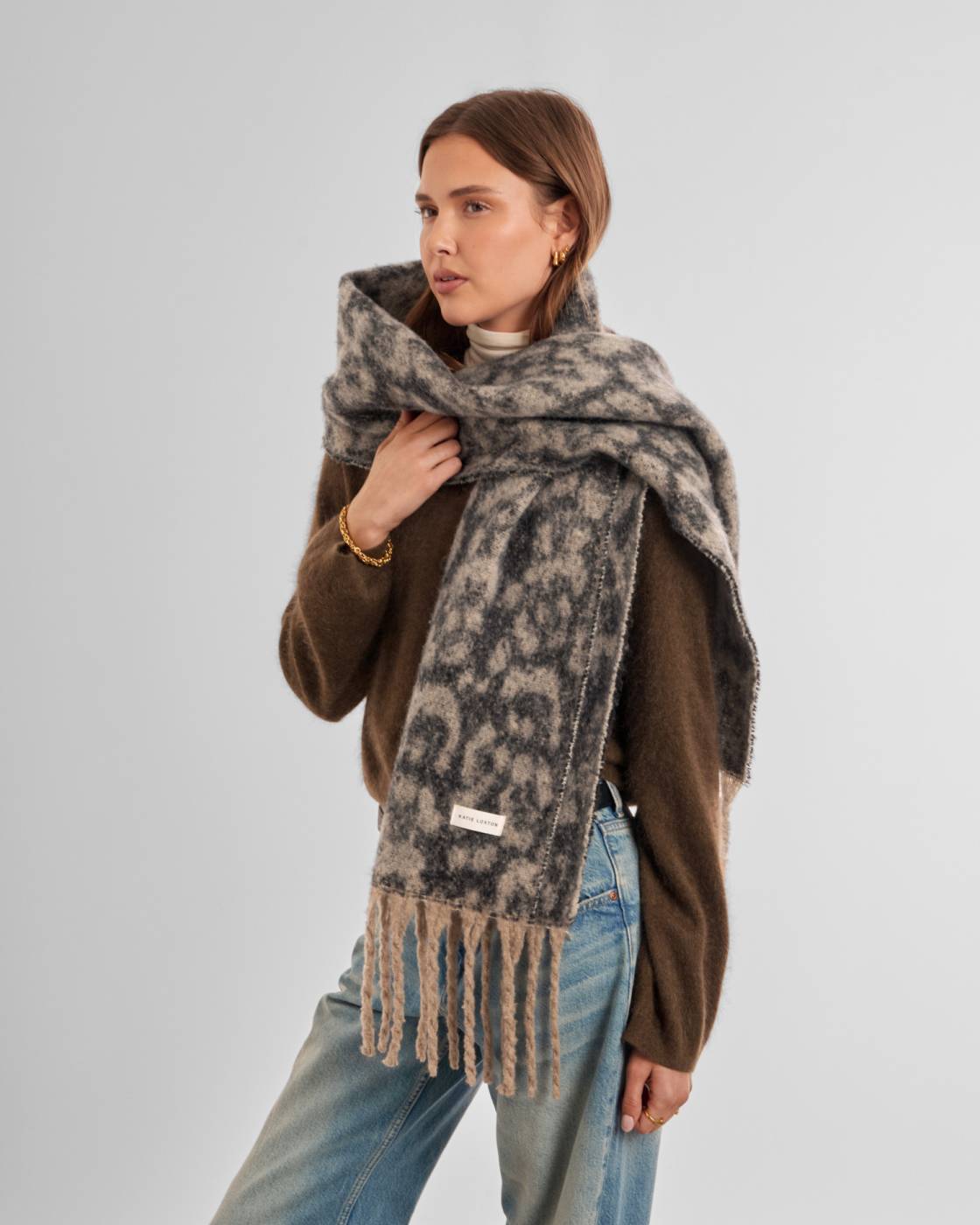 Oversized Tassel Scarf
