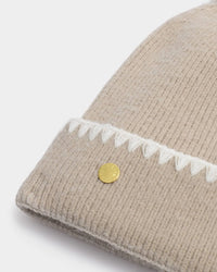 Whipstitch Pom Pom Hat