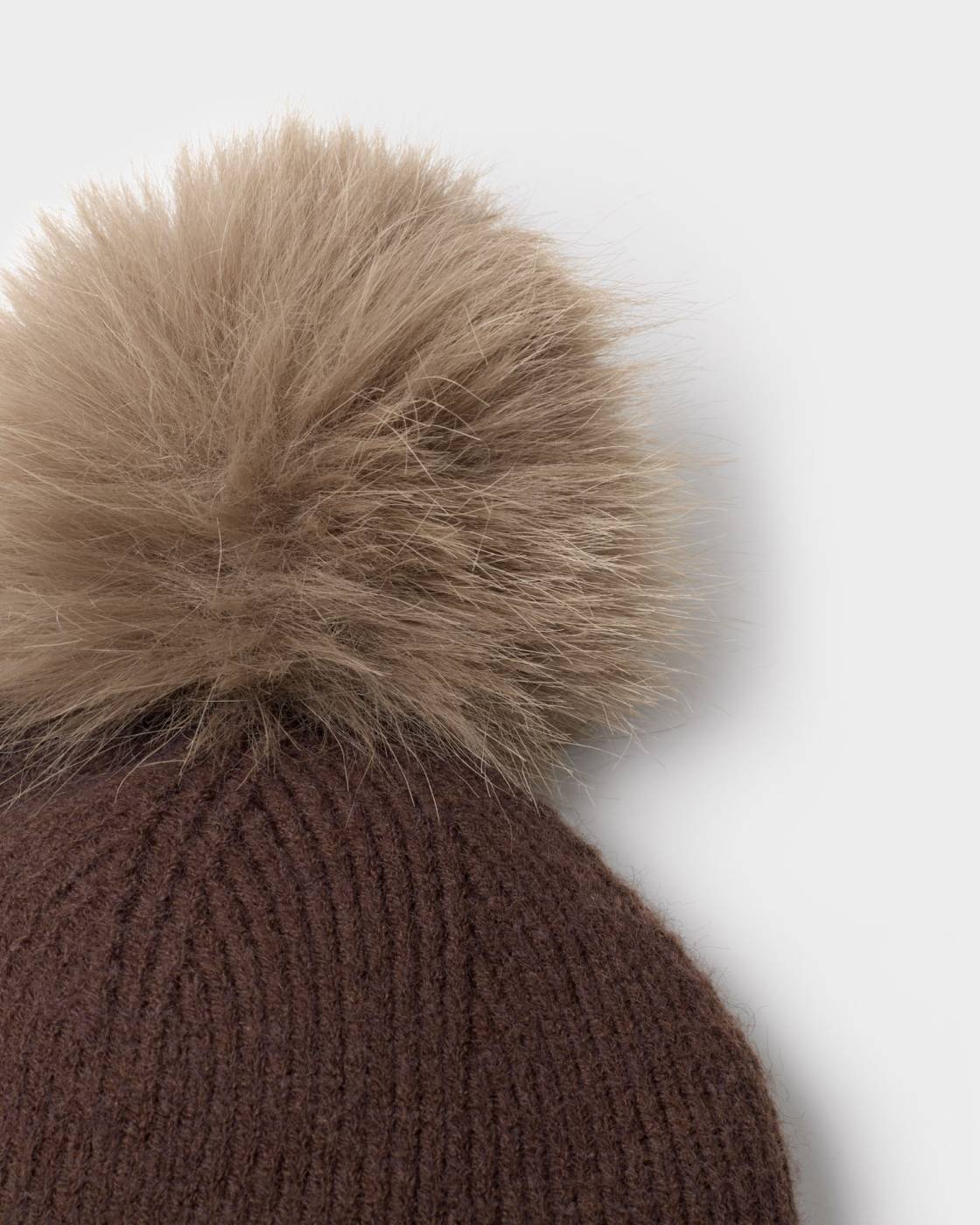 Whipstitch Pom Pom Hat